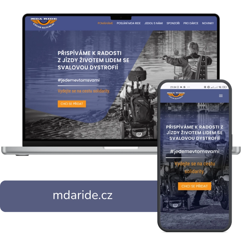 mdaride.cz mdaride.cz webová stránka náhled